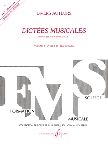 Dictées musicales. Volume 3 Visual